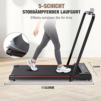 CITYSPORTS Treadmill for Home, 2-in-1 Low Noise Under-Desk